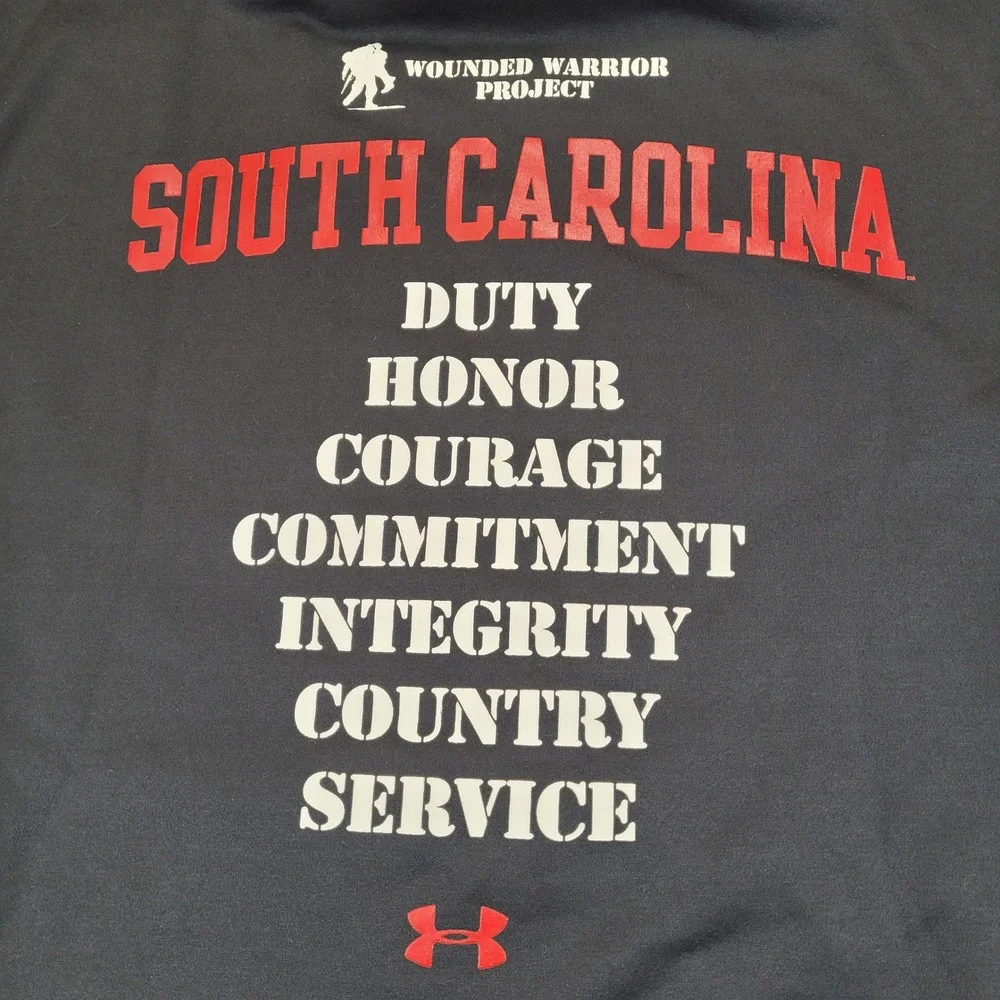 Under Armour Wounded Warrior Project South Carolina Gamecocks Sweatshirt Mens LG